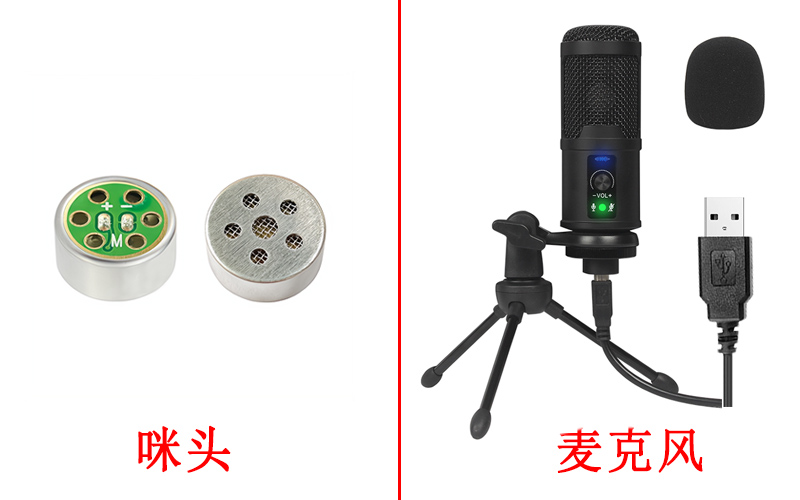 咪头和麦克风区别