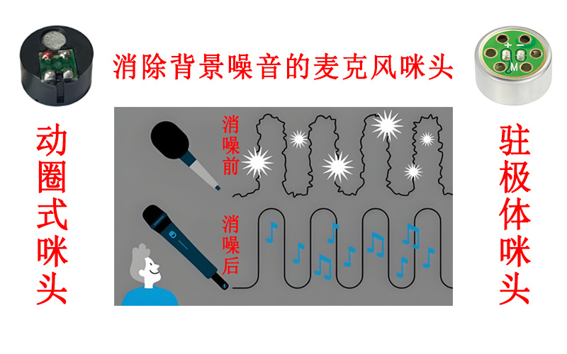有可以消除背景噪音的麦克风咪头吗？